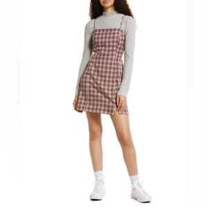 BP (Nordstrom) mini plaid dress
